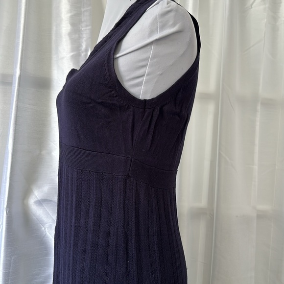 Calvin Klein Sleeveless Sweater Dress- Navy - Picture 6 of 12